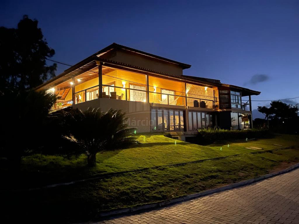 Casa de alto padrão com vista para o vale à venda em condomínio em Chã Grande